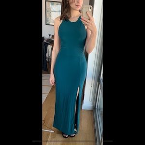 Nordstrom Love X Design Dress Backless Teal